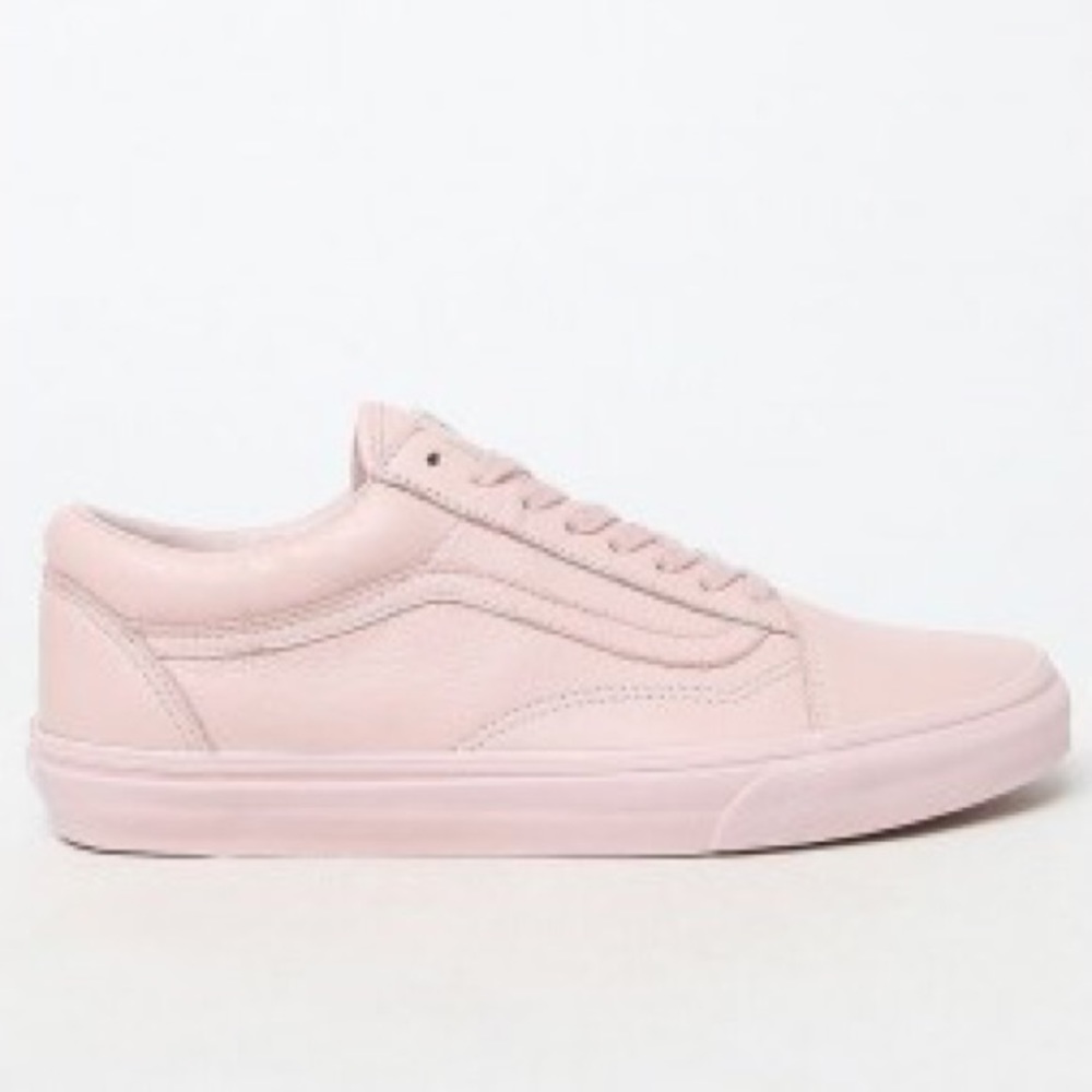 // light pink Vans